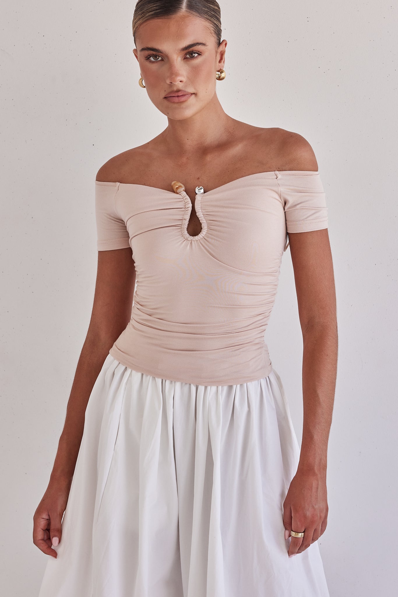 Beatrix Top (Beige)