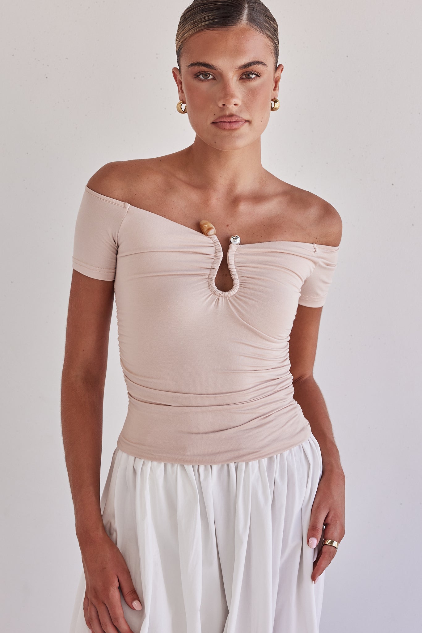 Beatrix Top (Beige)