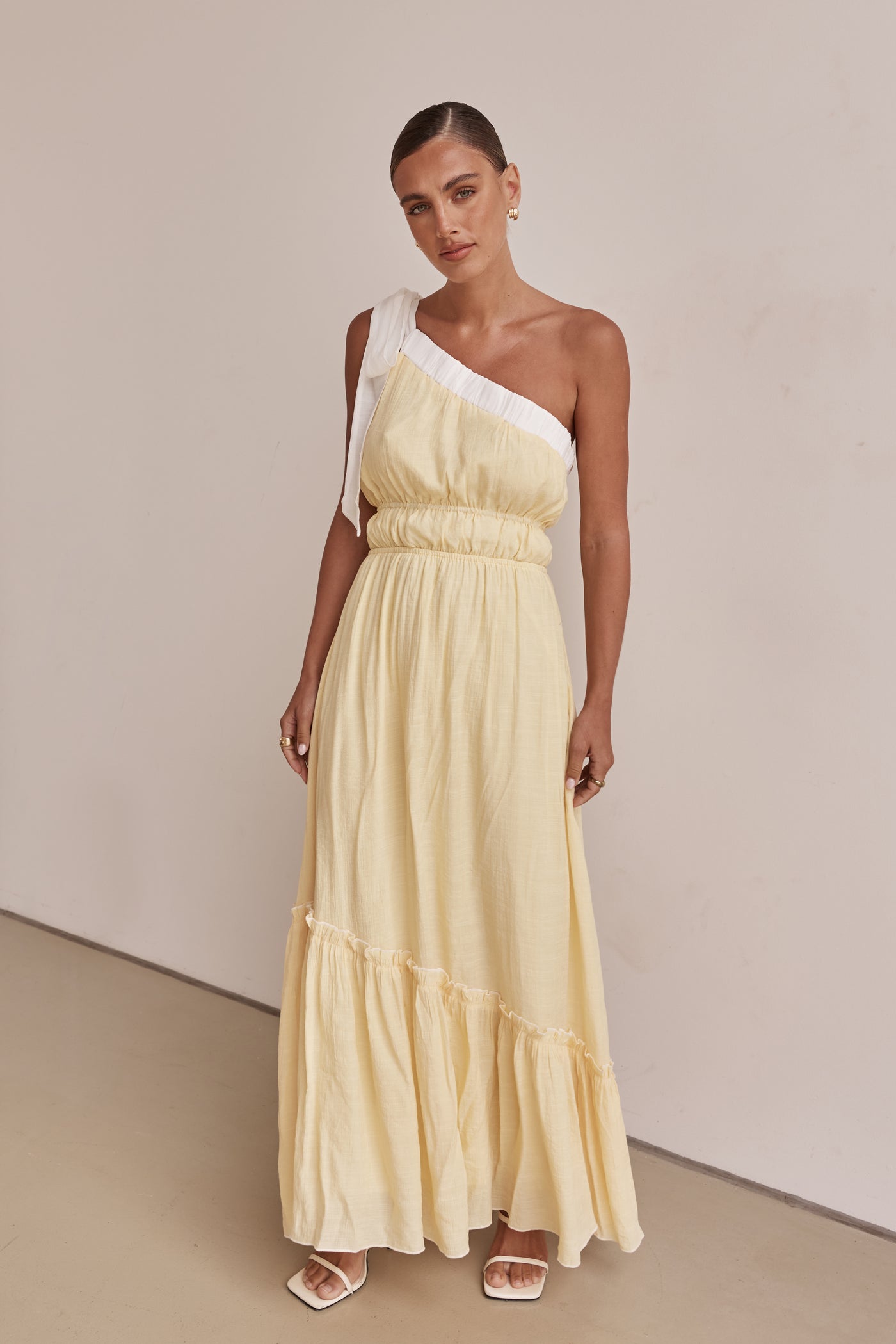 Cory Maxi Dress (Lemon)