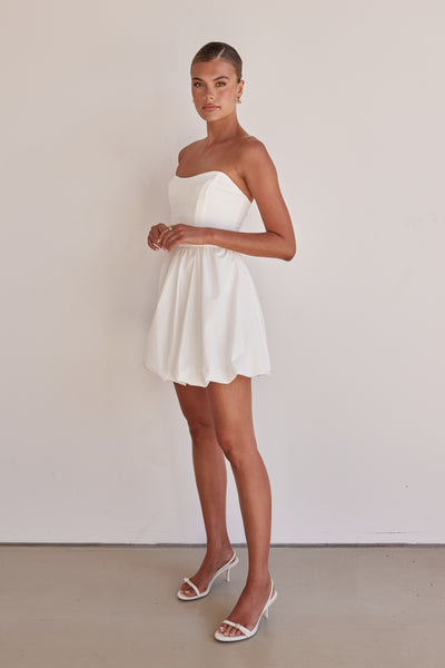 Niamh Mini Dress (White)