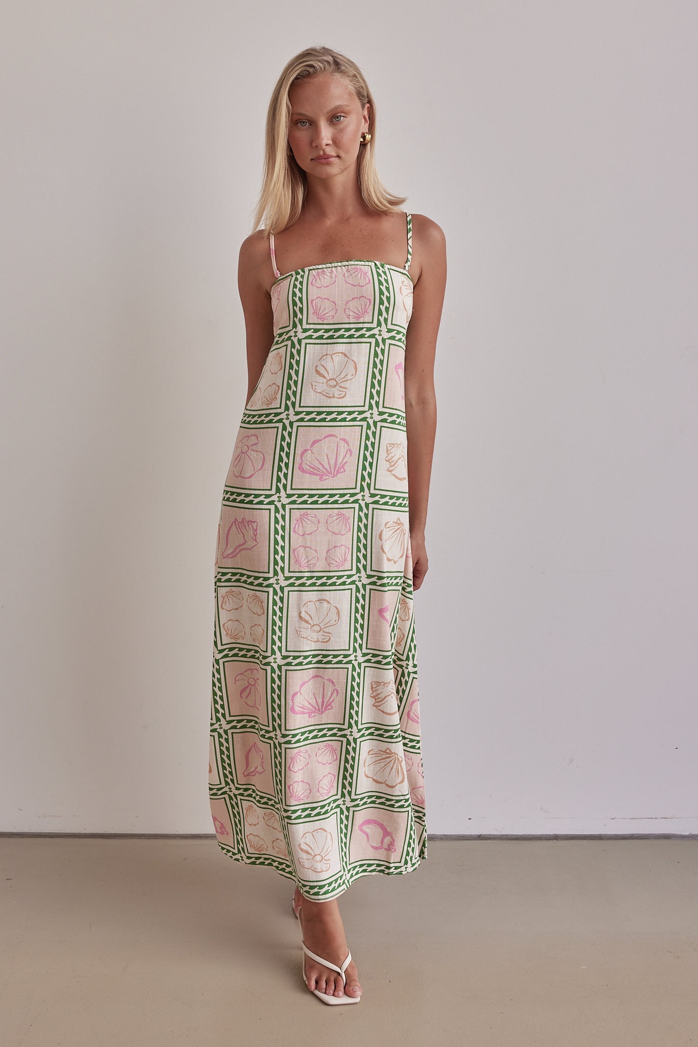 Anita Maxi Dress (Pink)