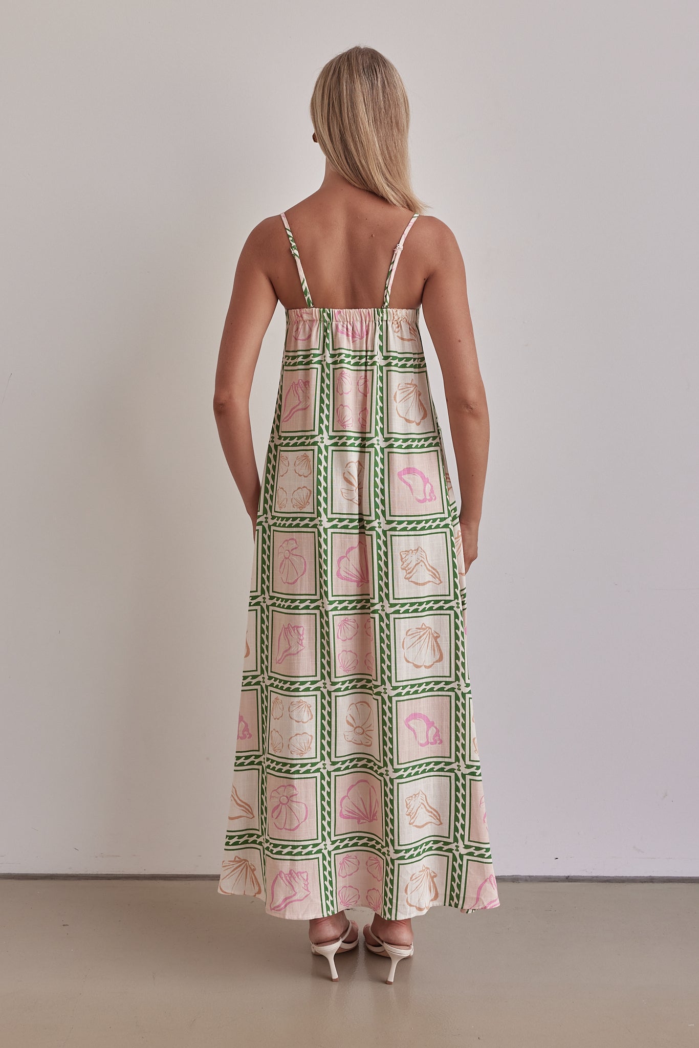 Anita Maxi Dress (Pink)