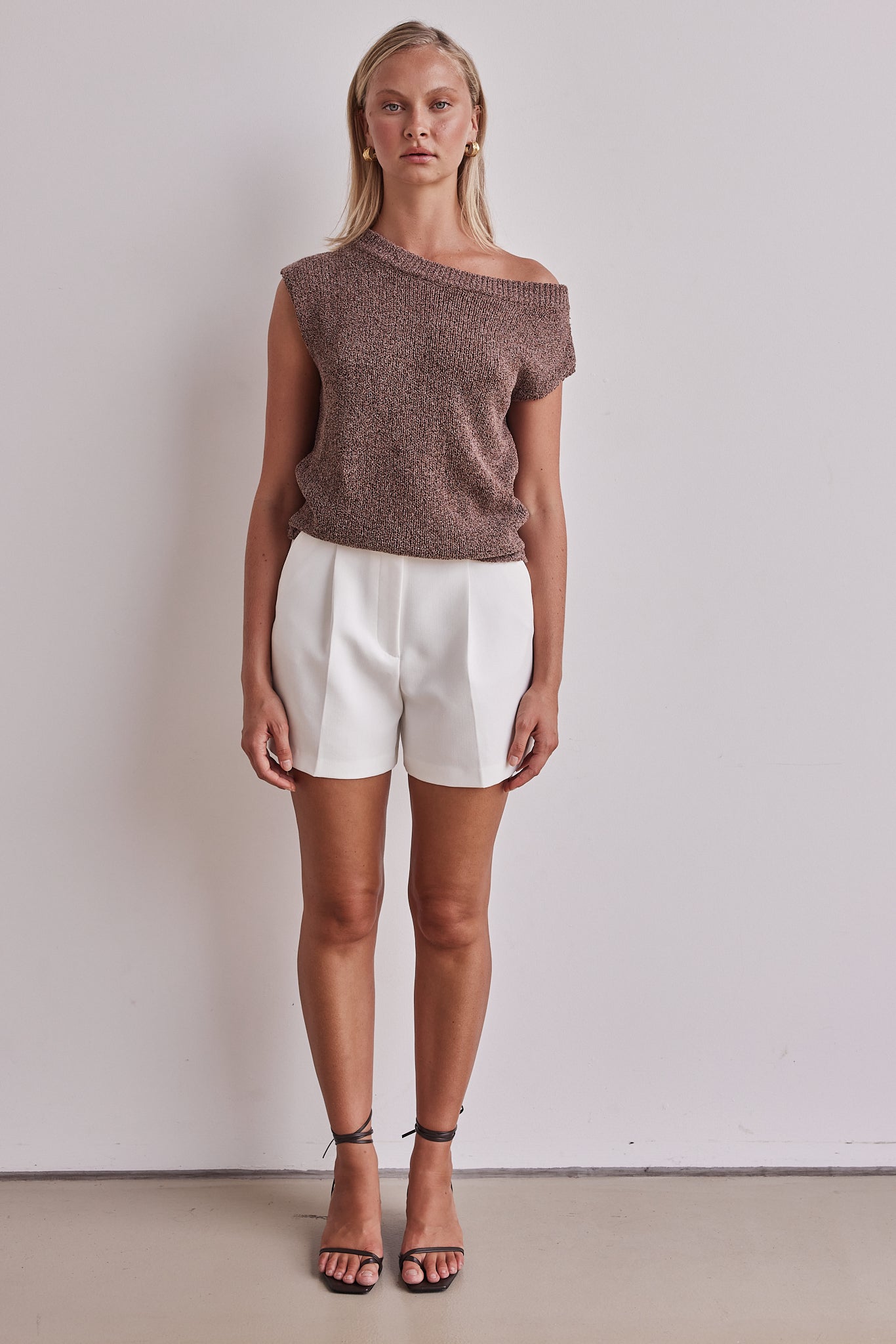 Lucie Knit Top (Chocolate)