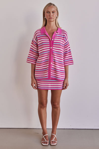 Penelope Knit Shirt (Pink)