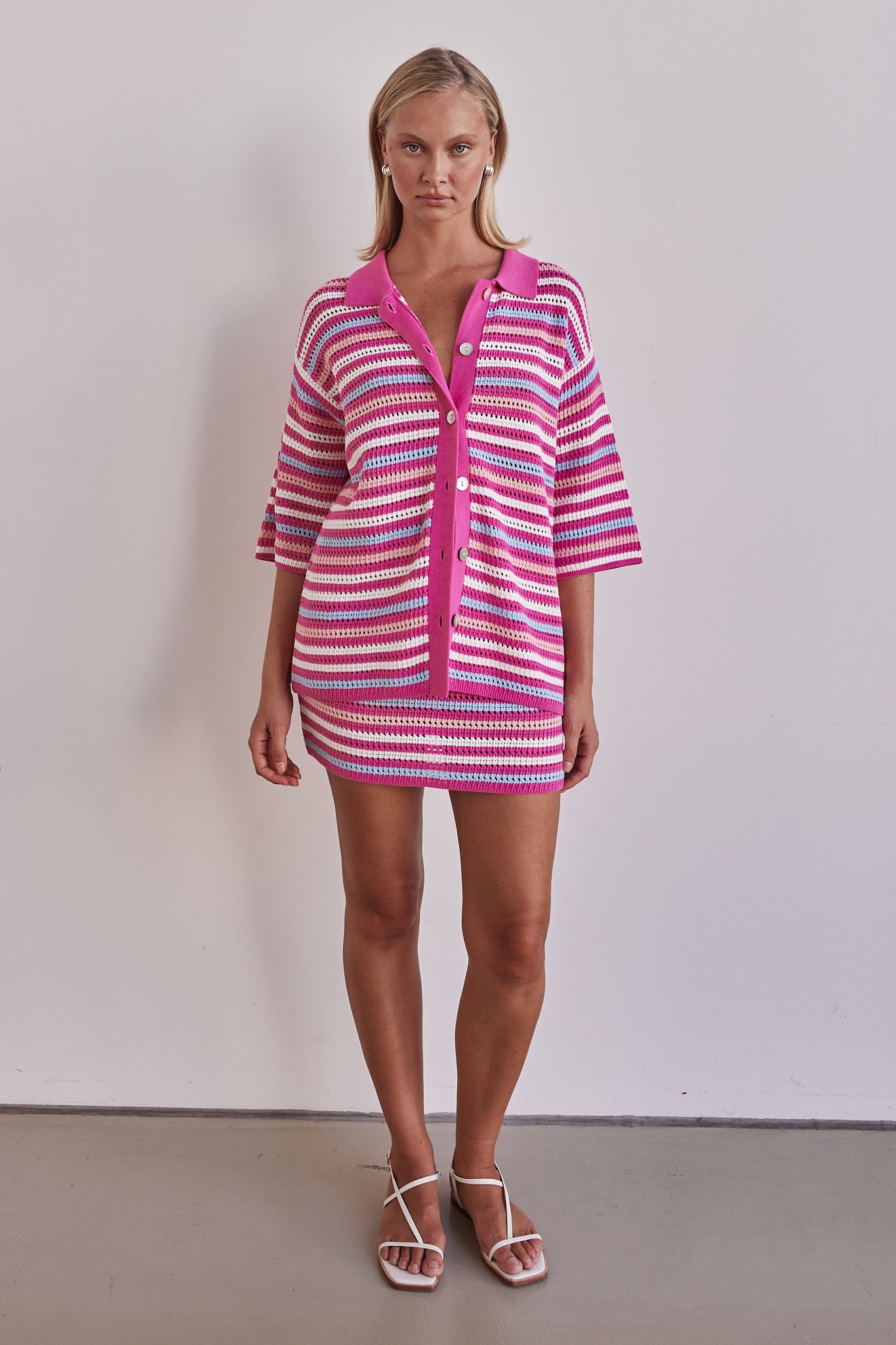 Penelope Knit Shirt (Pink)