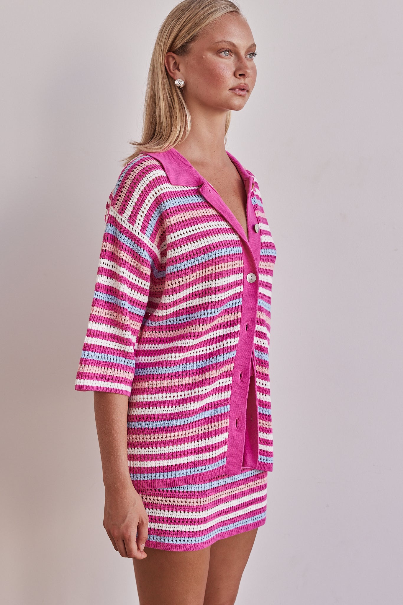 Penelope Knit Shirt (Pink)