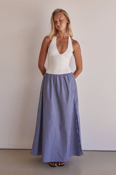 Cecilia Maxi Dress (Blue)