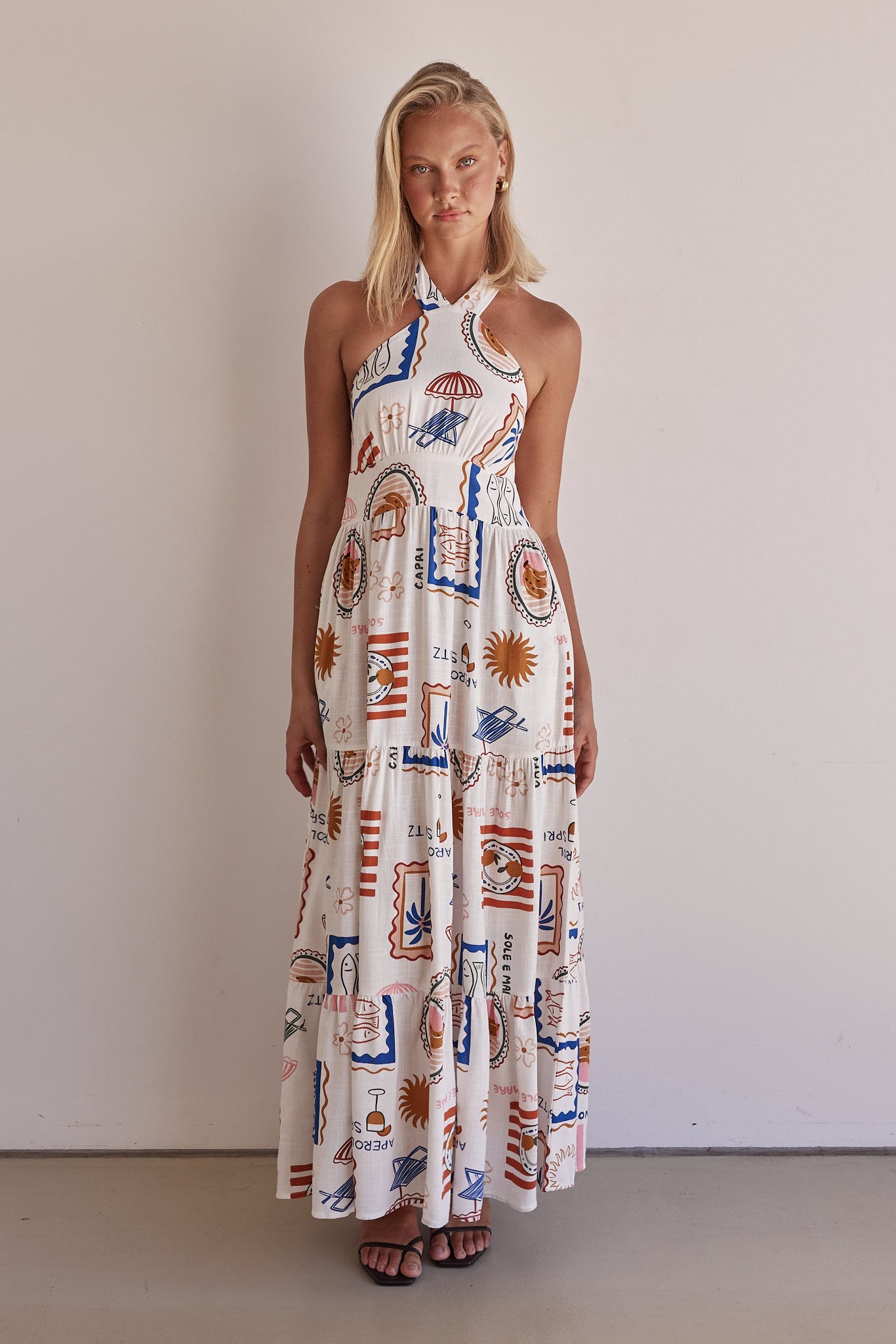 Jesse Maxi Dress (White)