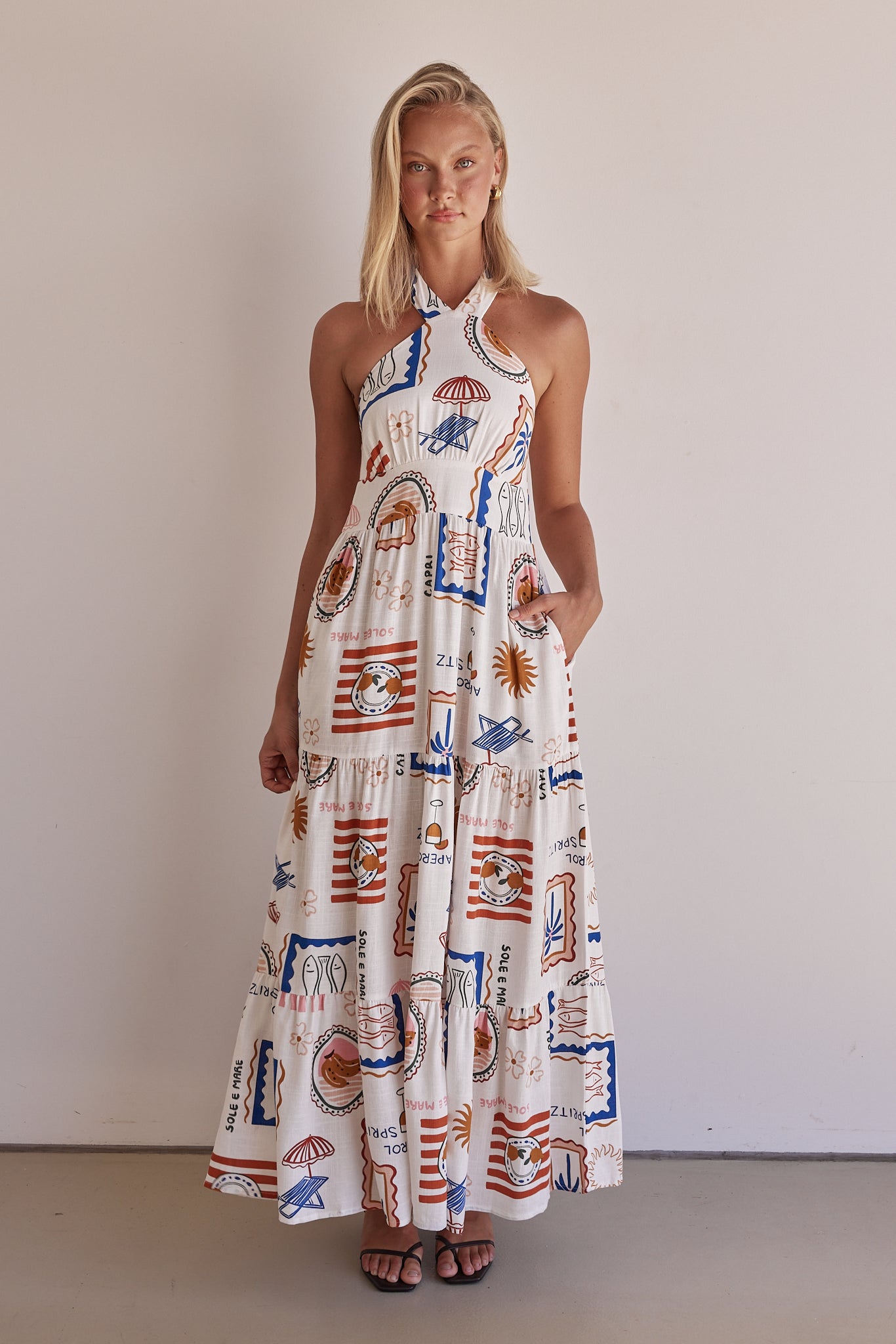 Jesse Maxi Dress (White)