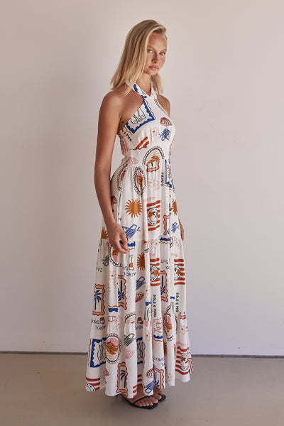 Jesse Maxi Dress (White)