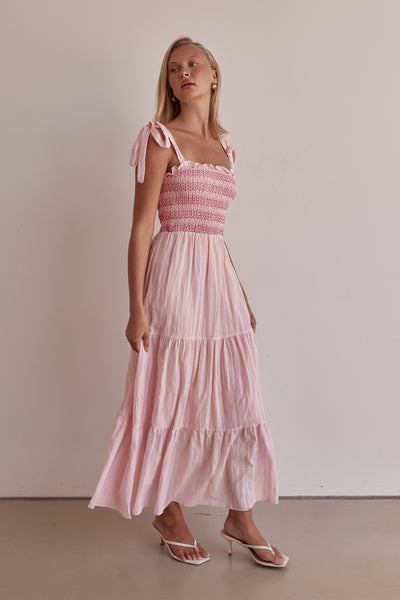 Leilani Maxi Dress (Pink)