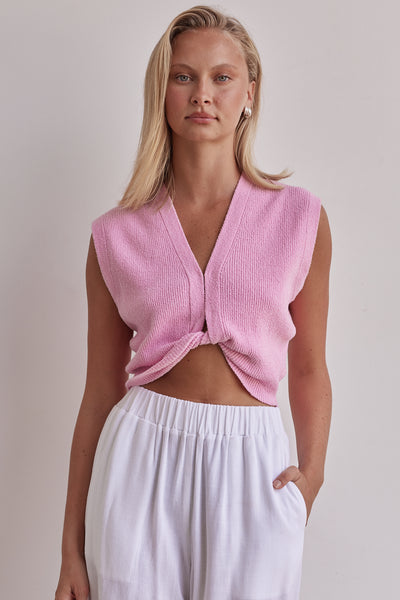 Khloe Knit Top (Pink)