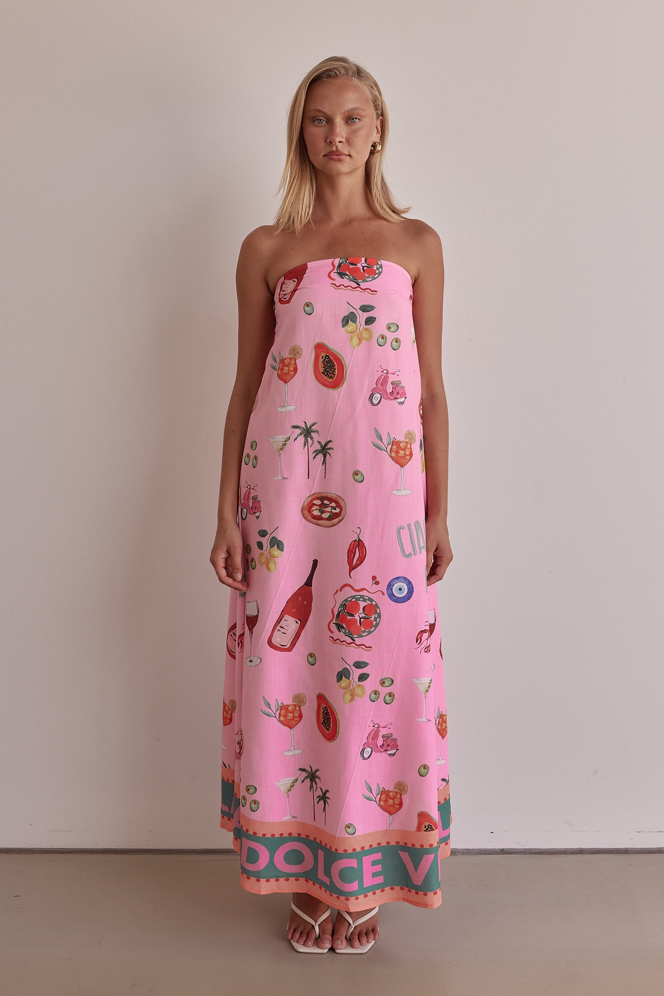 Sergio Maxi Dress (Pink)