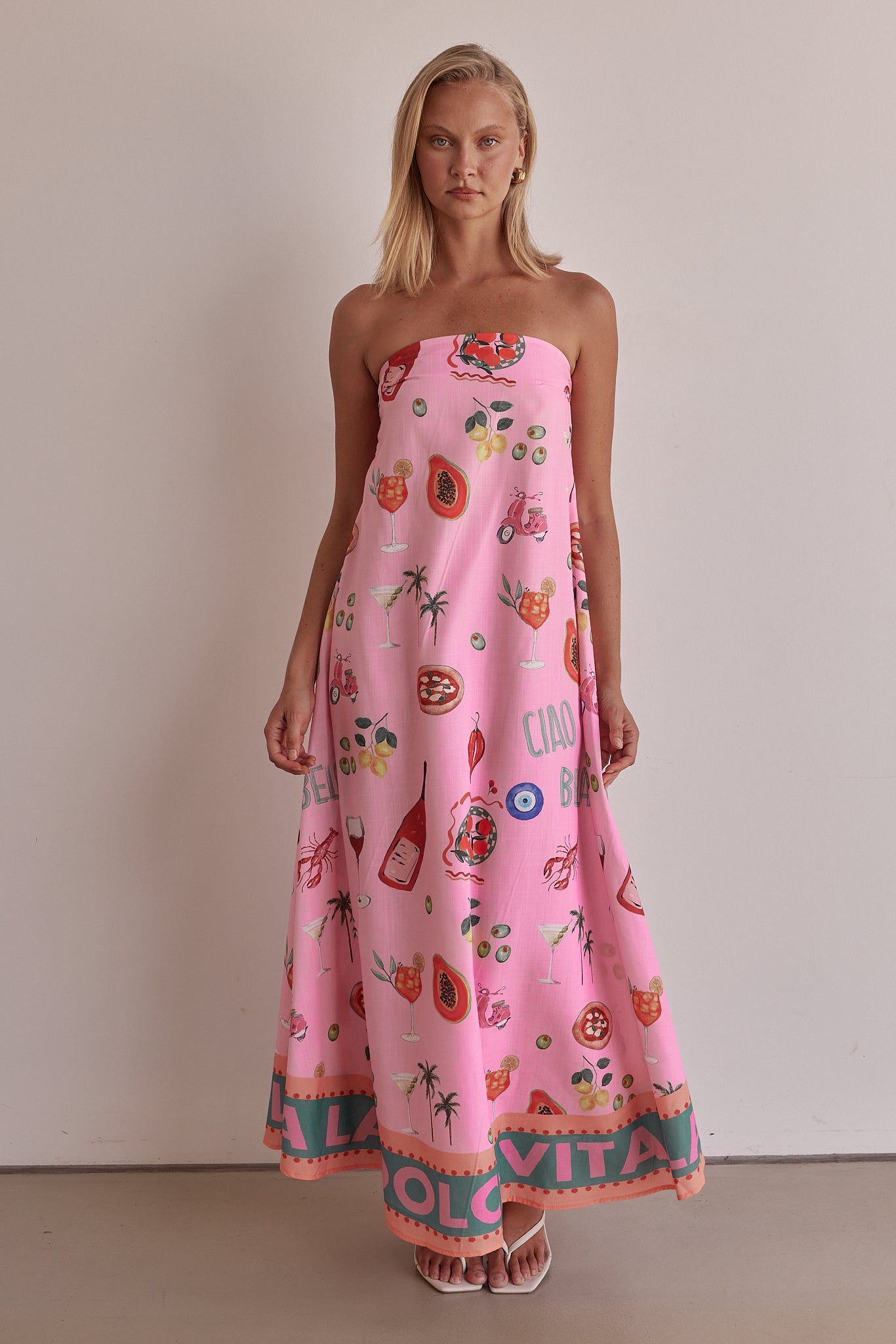 Sergio Maxi Dress (Pink)