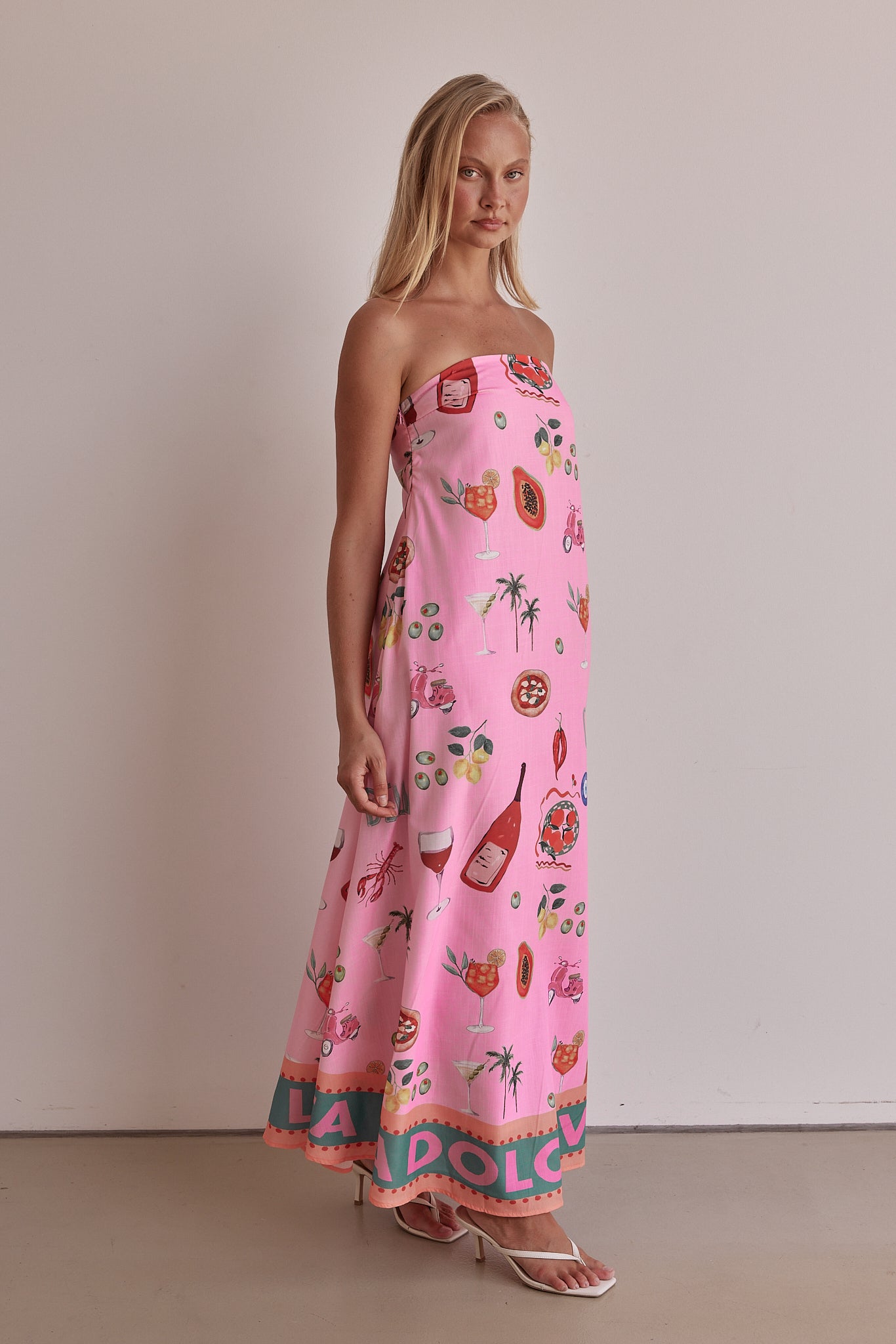 Sergio Maxi Dress (Pink)