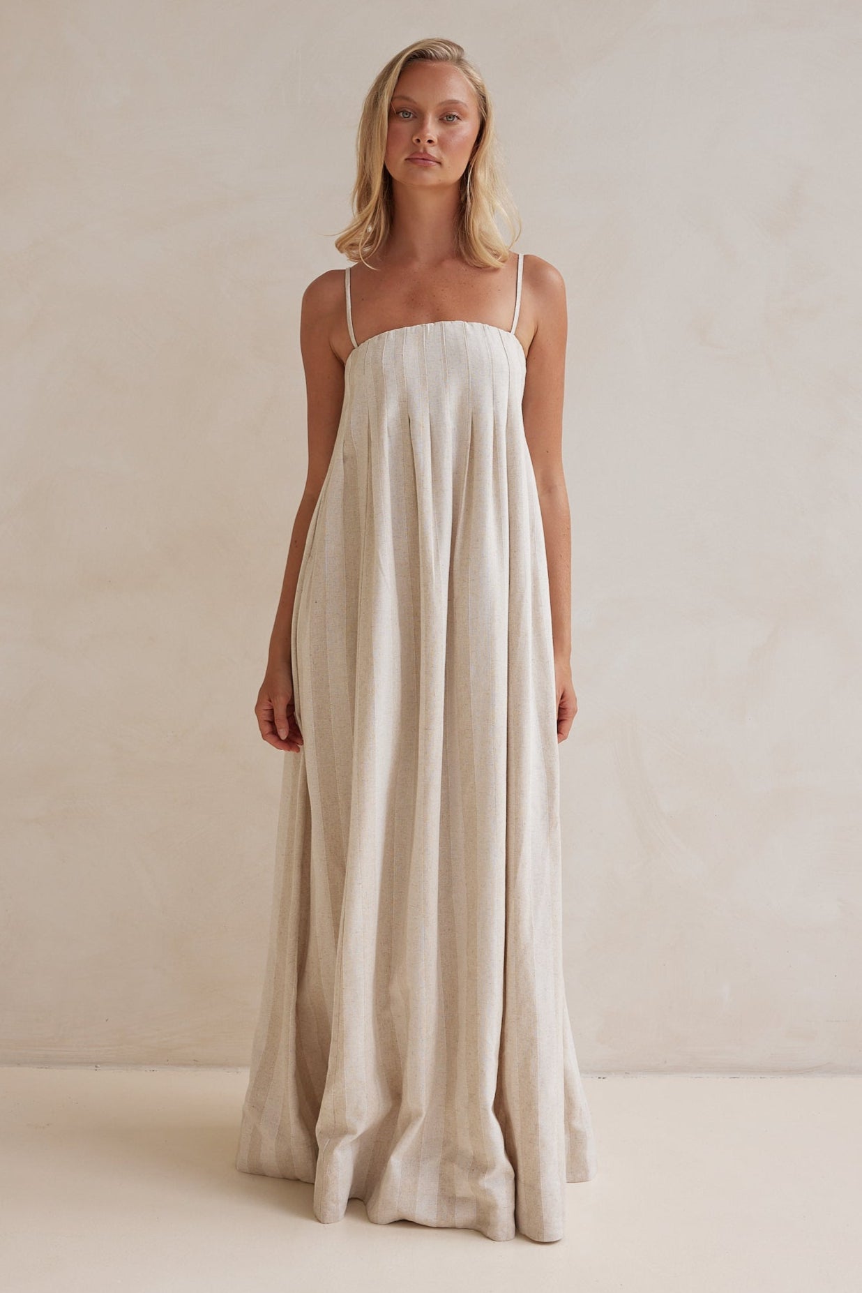 Ariana Maxi Dress (Beige)