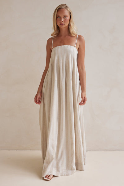 Ariana Maxi Dress (Beige)