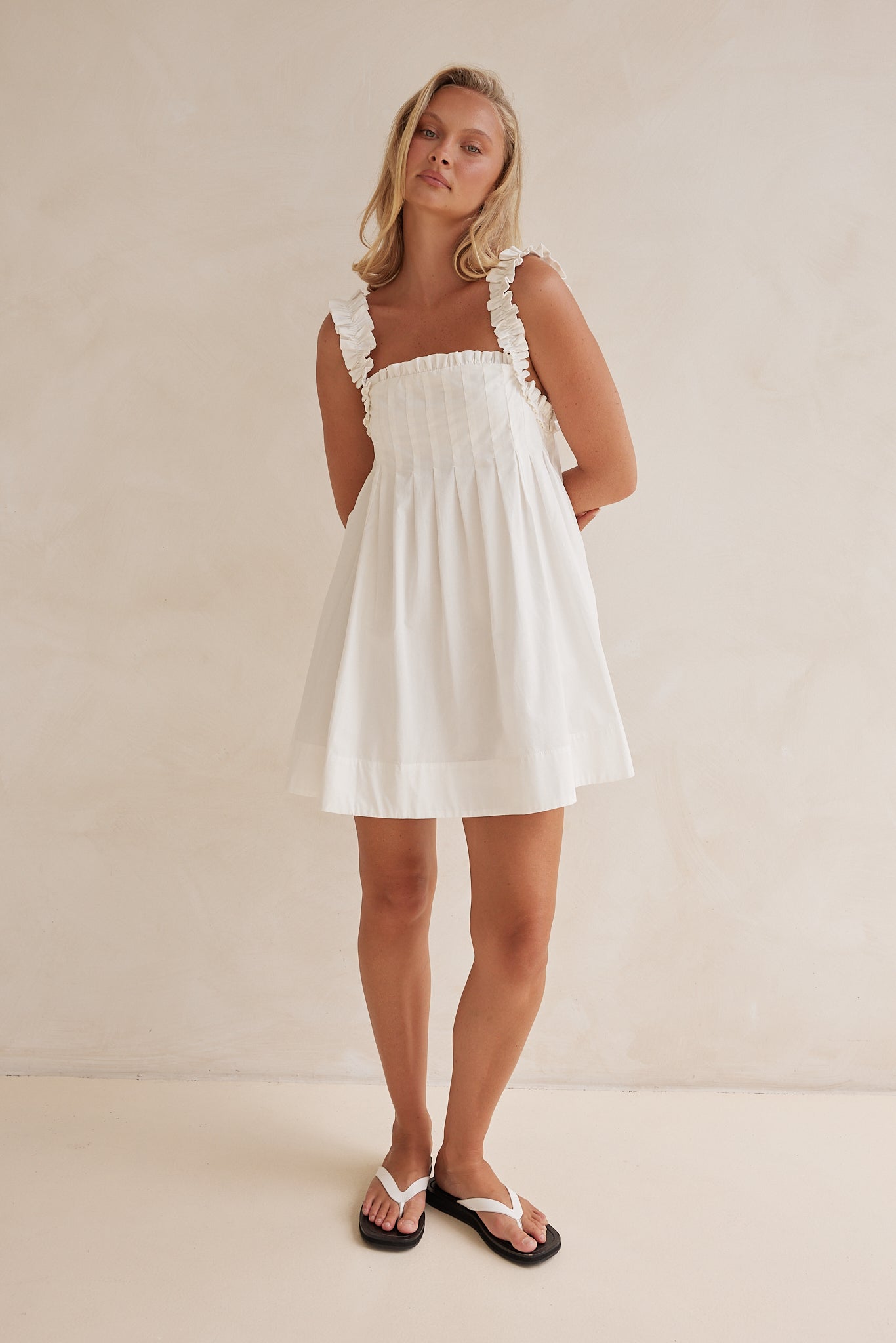 Lila Mini Dress (White)