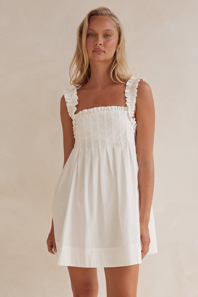 Lila Mini Dress (White)