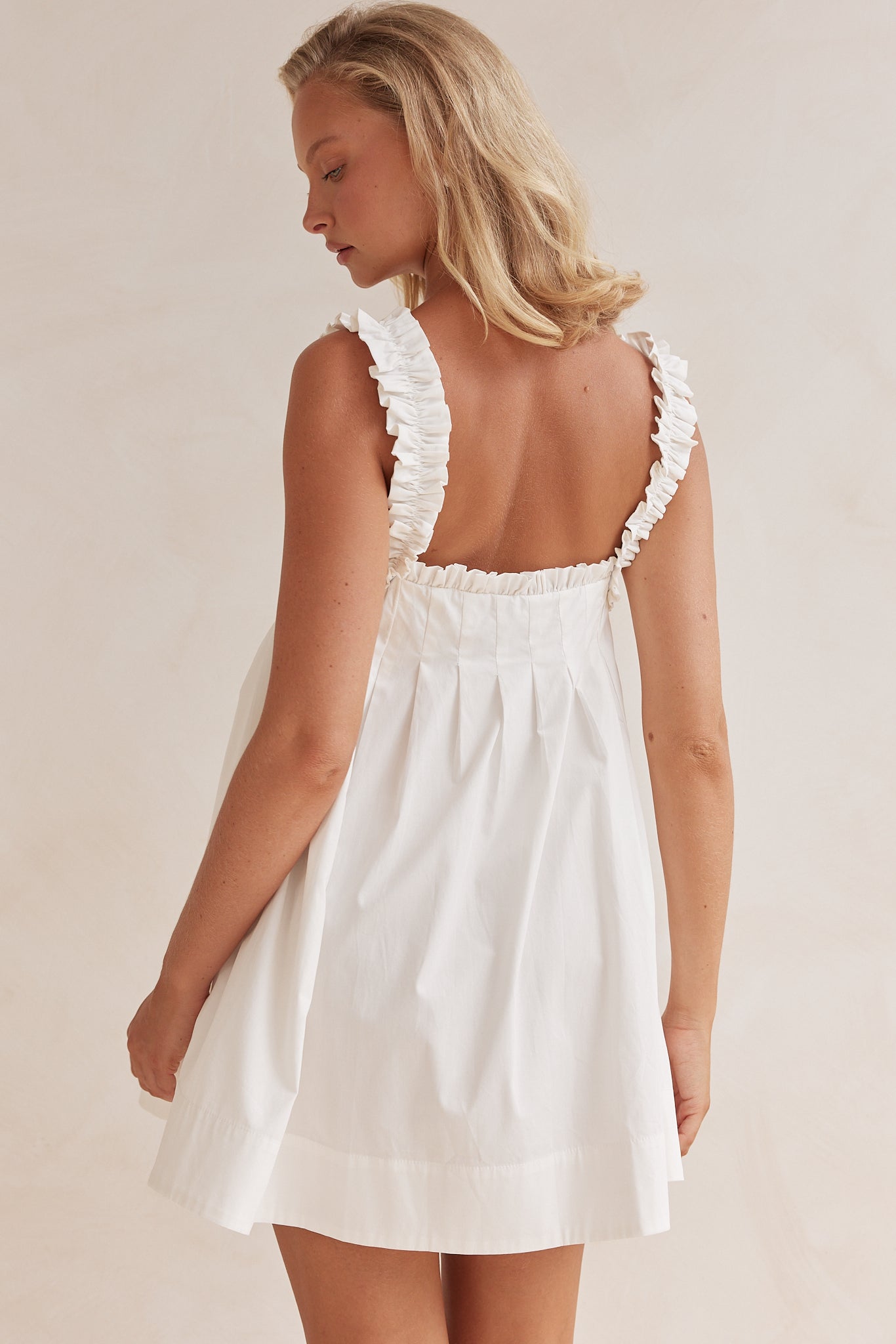 Lila Mini Dress (White)