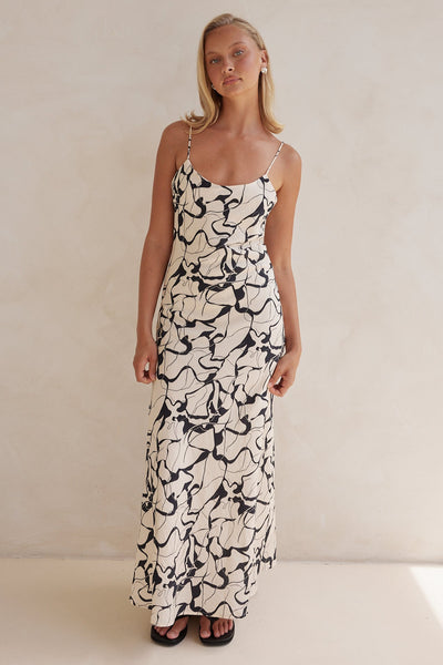 Mallorca Maxi Dress (Cream)