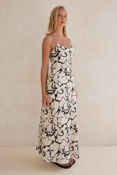 Mallorca Maxi Dress (Cream)