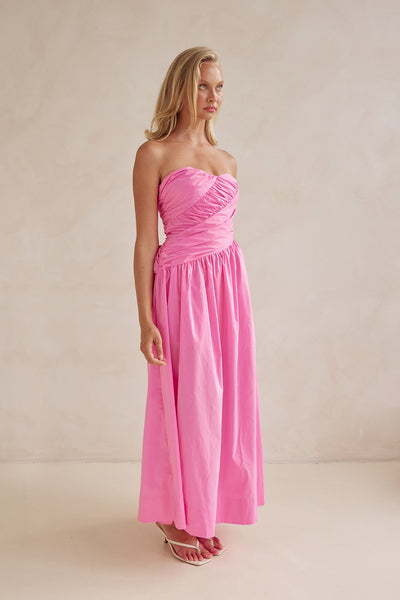 Elyse Maxi Dress (Pink)