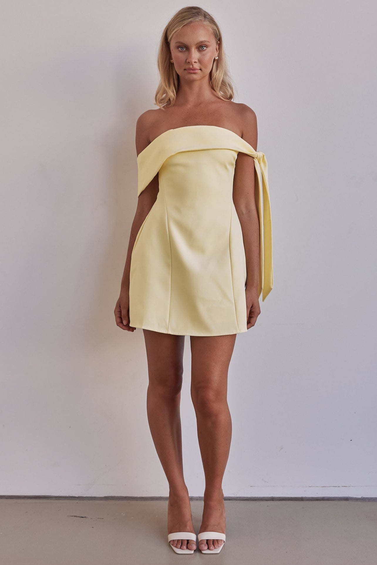 Mina Mini Dress (Yellow)