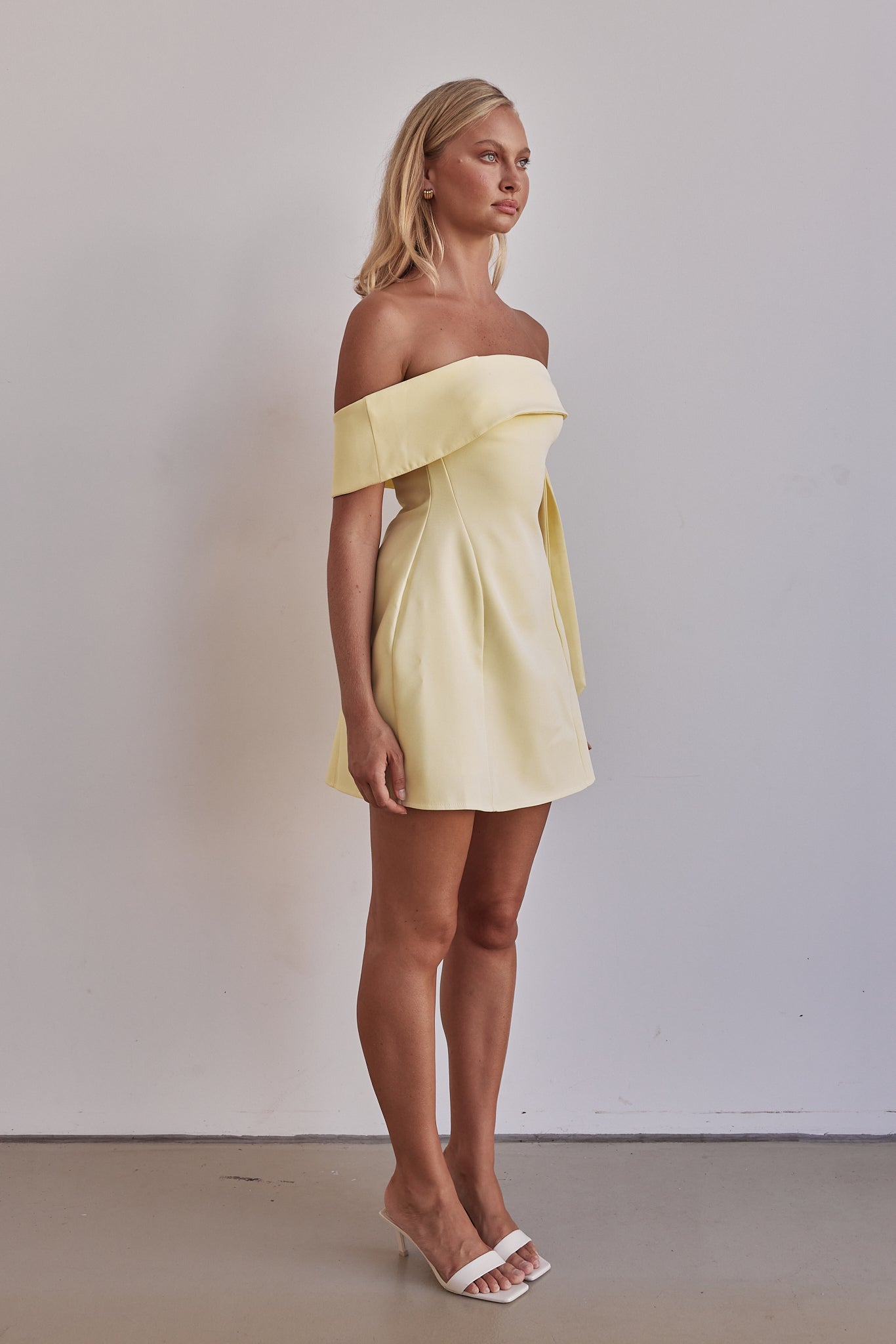 Mina Mini Dress (Yellow)