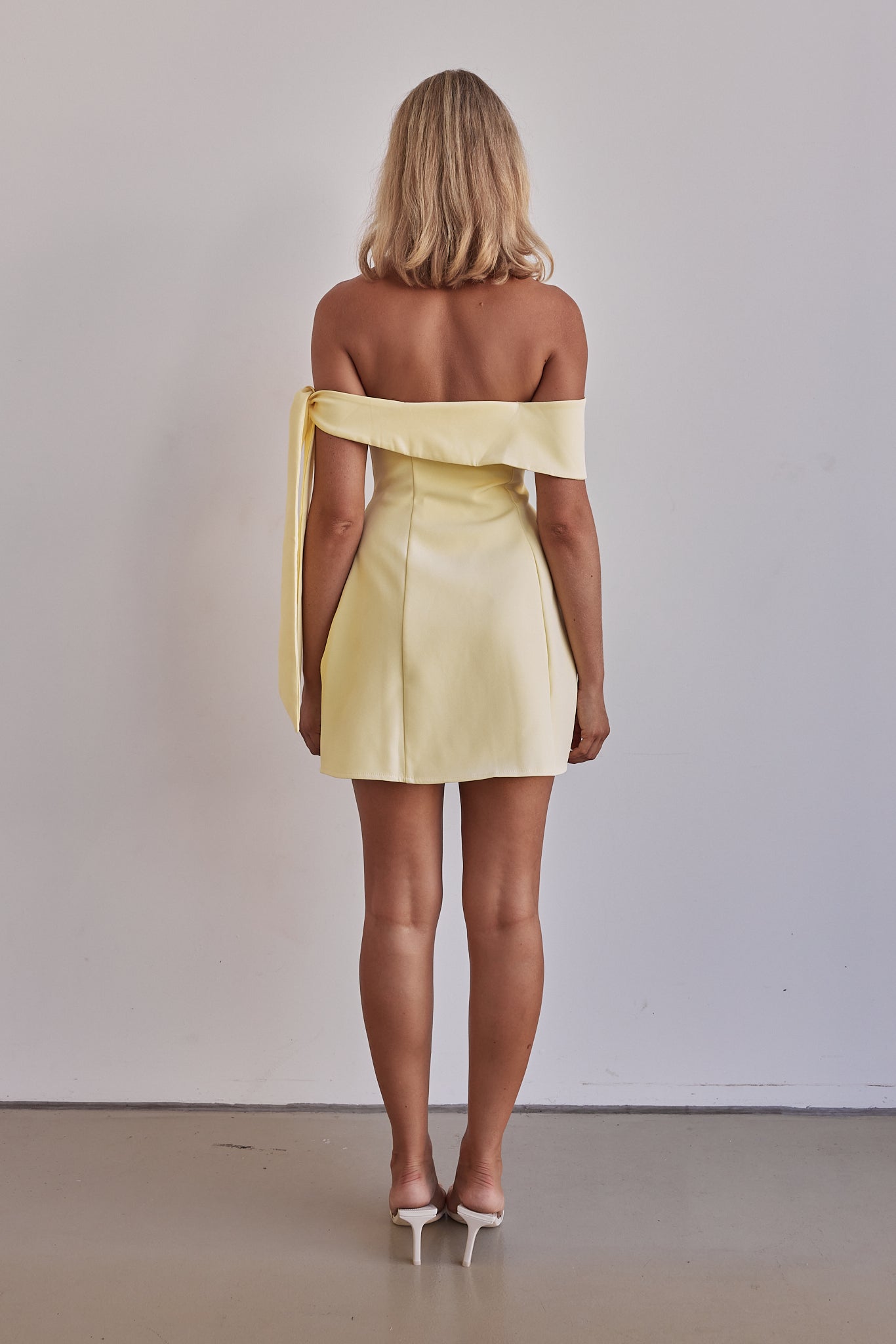 Mina Mini Dress (Yellow)