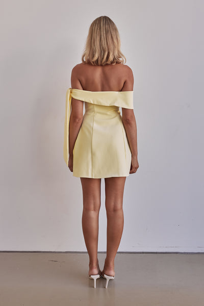 Mina Mini Dress (Yellow)