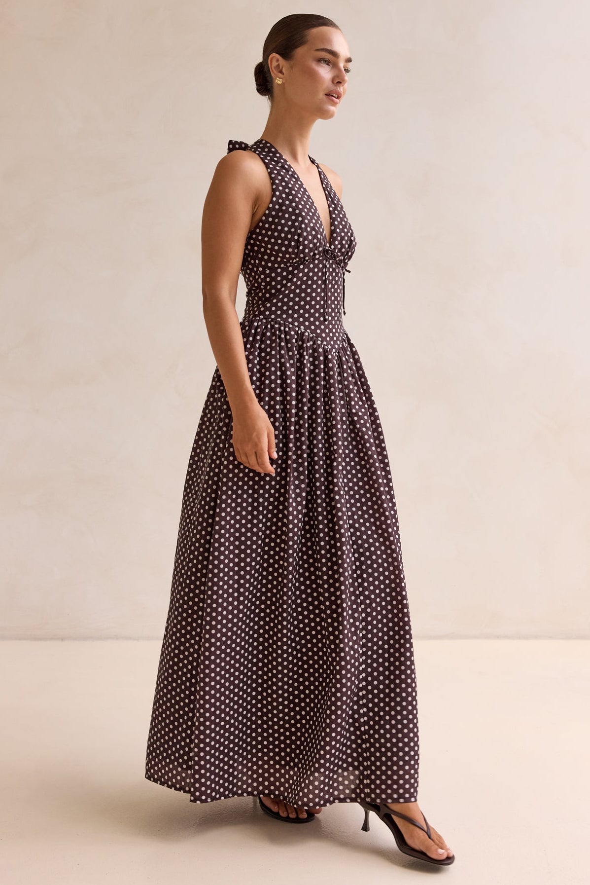 Tamara Maxi Dress (Chocolate)