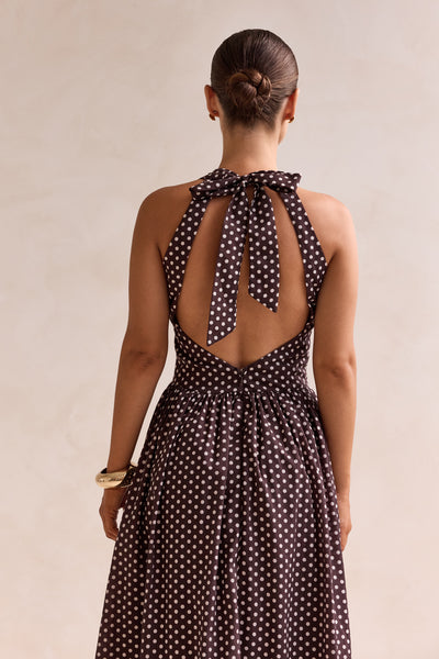 Tamara Maxi Dress (Chocolate)