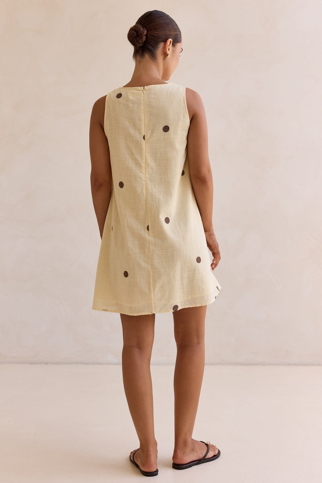 Mae Mini Dress (Lemon)