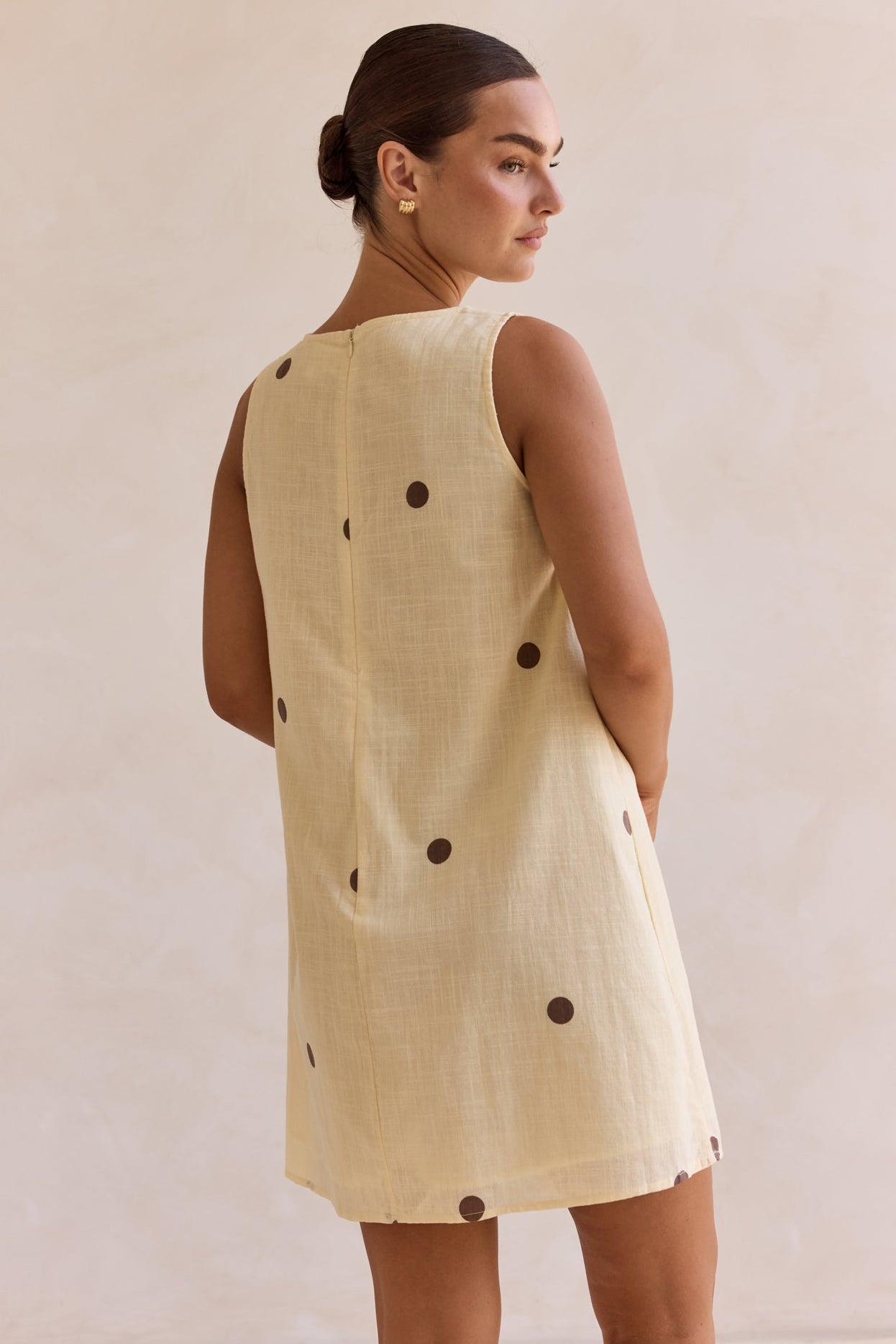 Mae Mini Dress (Lemon)