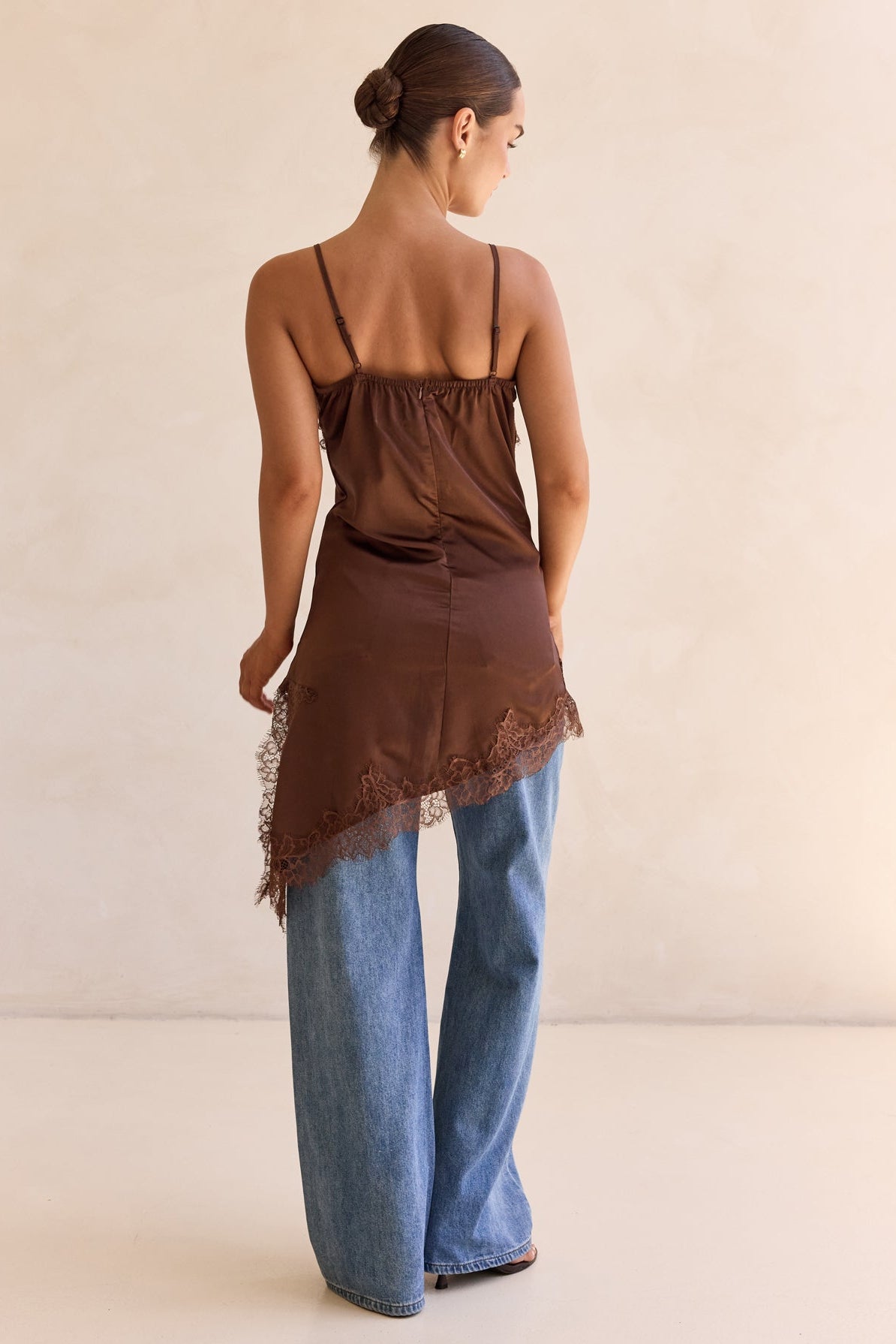 Katrina Asym Top (Chocolate)