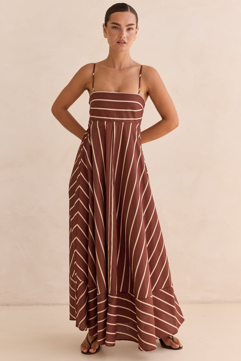 Lori Maxi Dress (Chestnut)