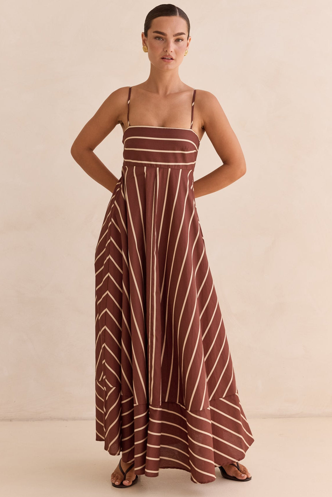 Lori Maxi Dress (Chestnut)