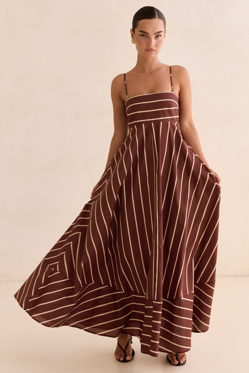 Lori Maxi Dress (Chestnut)