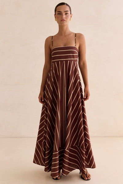Lori Maxi Dress (Chestnut)