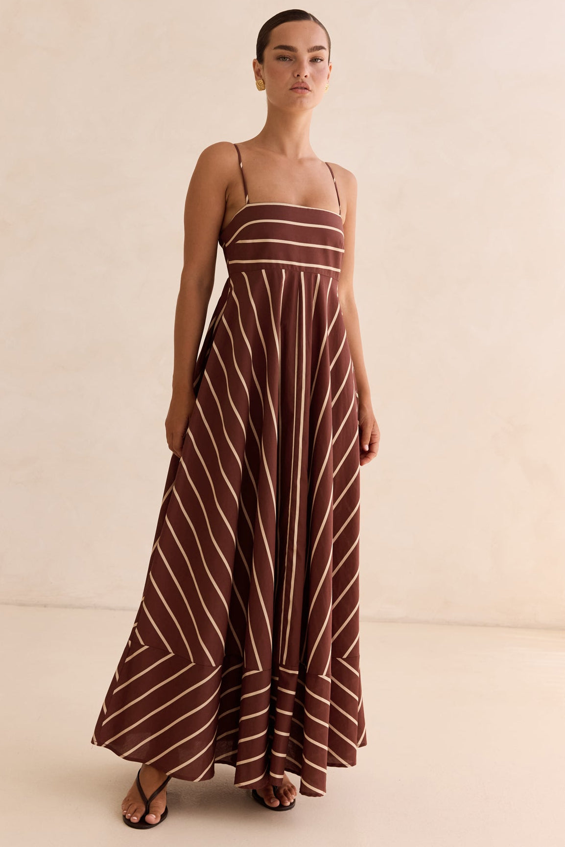 Lori Maxi Dress (Chestnut)