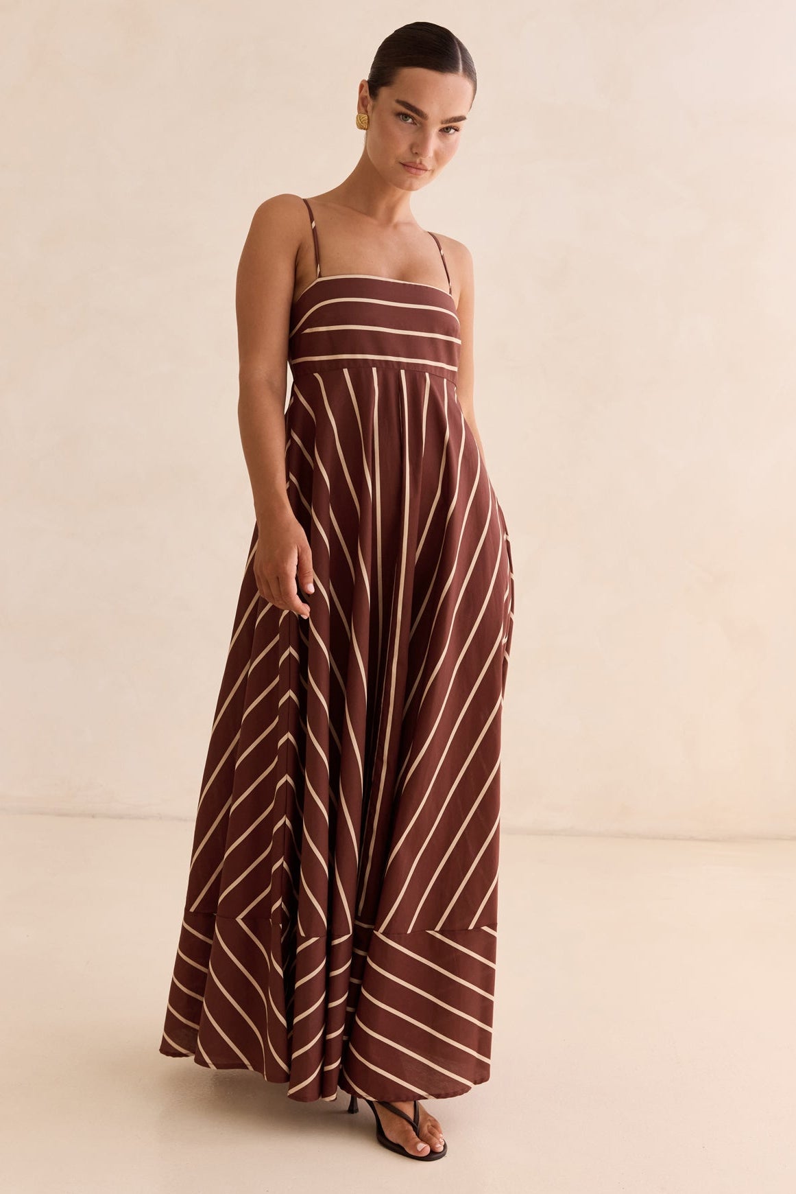 Lori Maxi Dress (Chestnut)