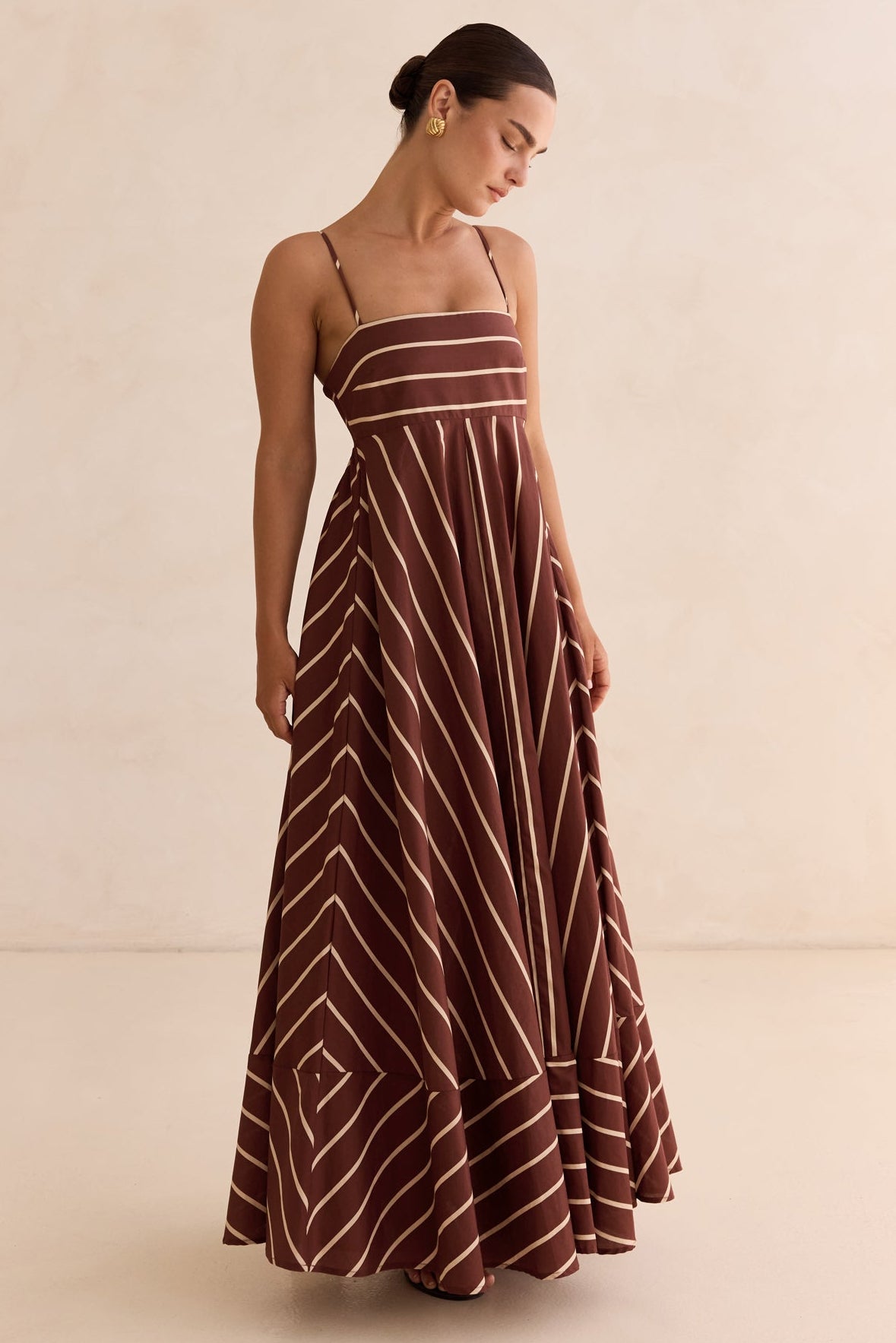 Lori Maxi Dress (Chestnut)