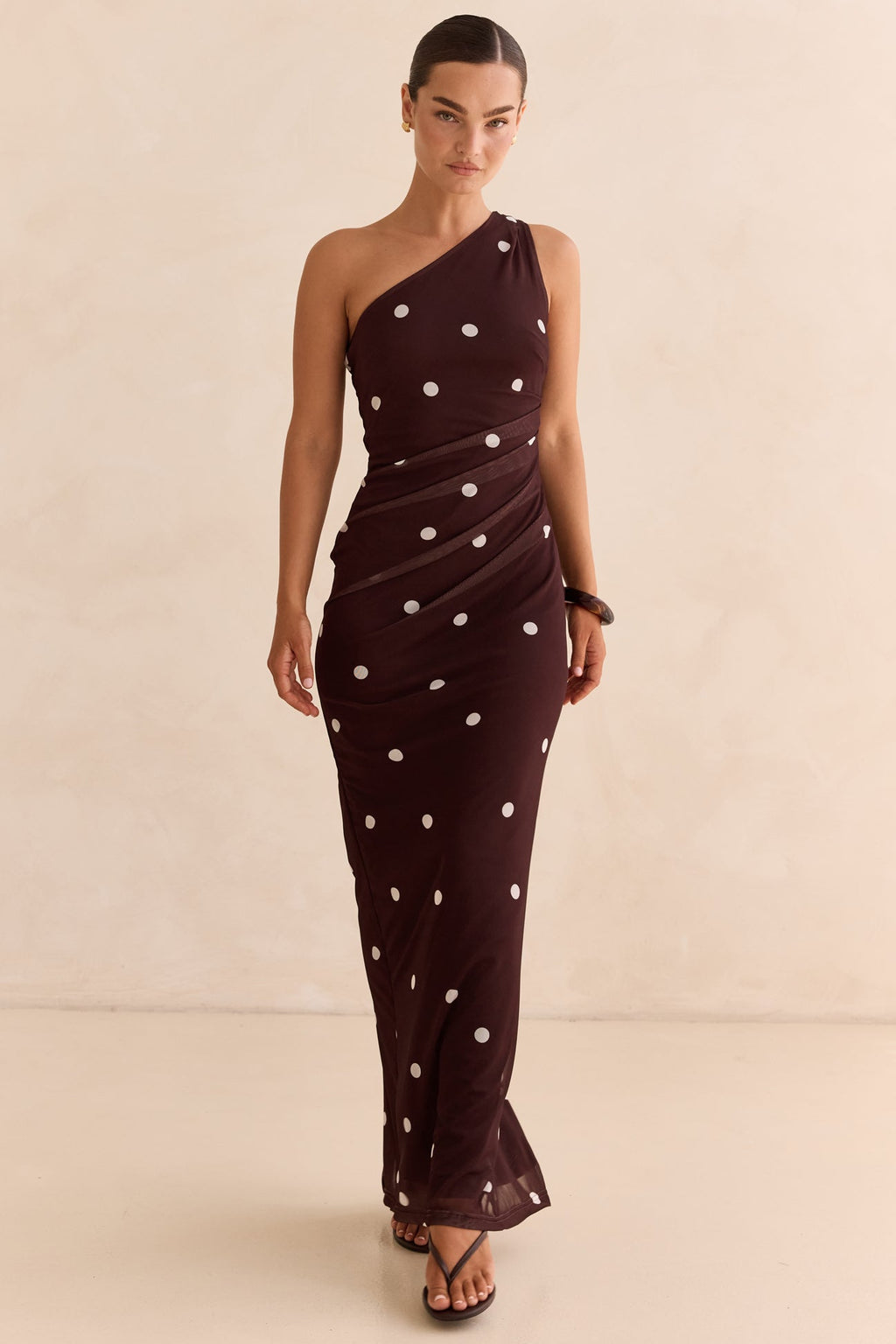 Allira Maxi Dress (Chocolate)