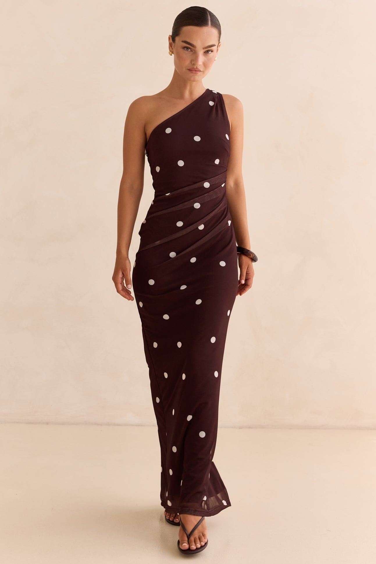 Allira Maxi Dress (Chocolate)