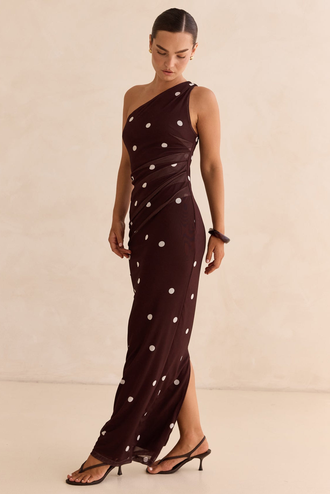 Allira Maxi Dress (Chocolate)