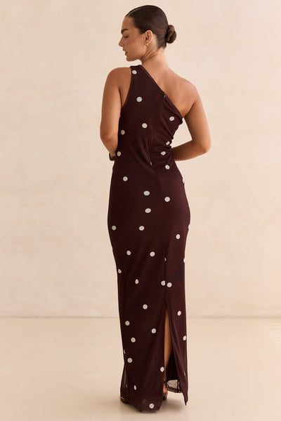 Allira Maxi Dress (Chocolate)