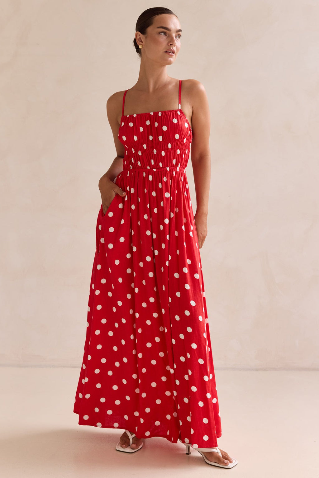 Clarissa Maxi Dress (Red)