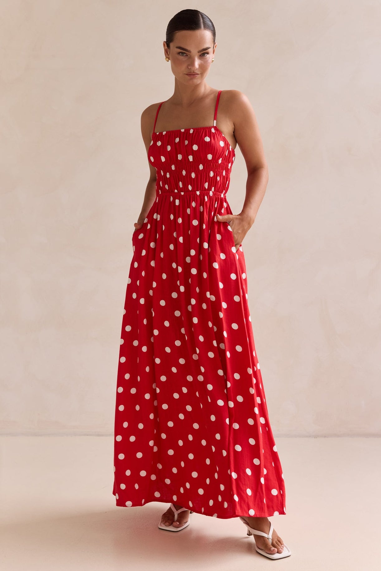Clarissa Maxi Dress (Red)