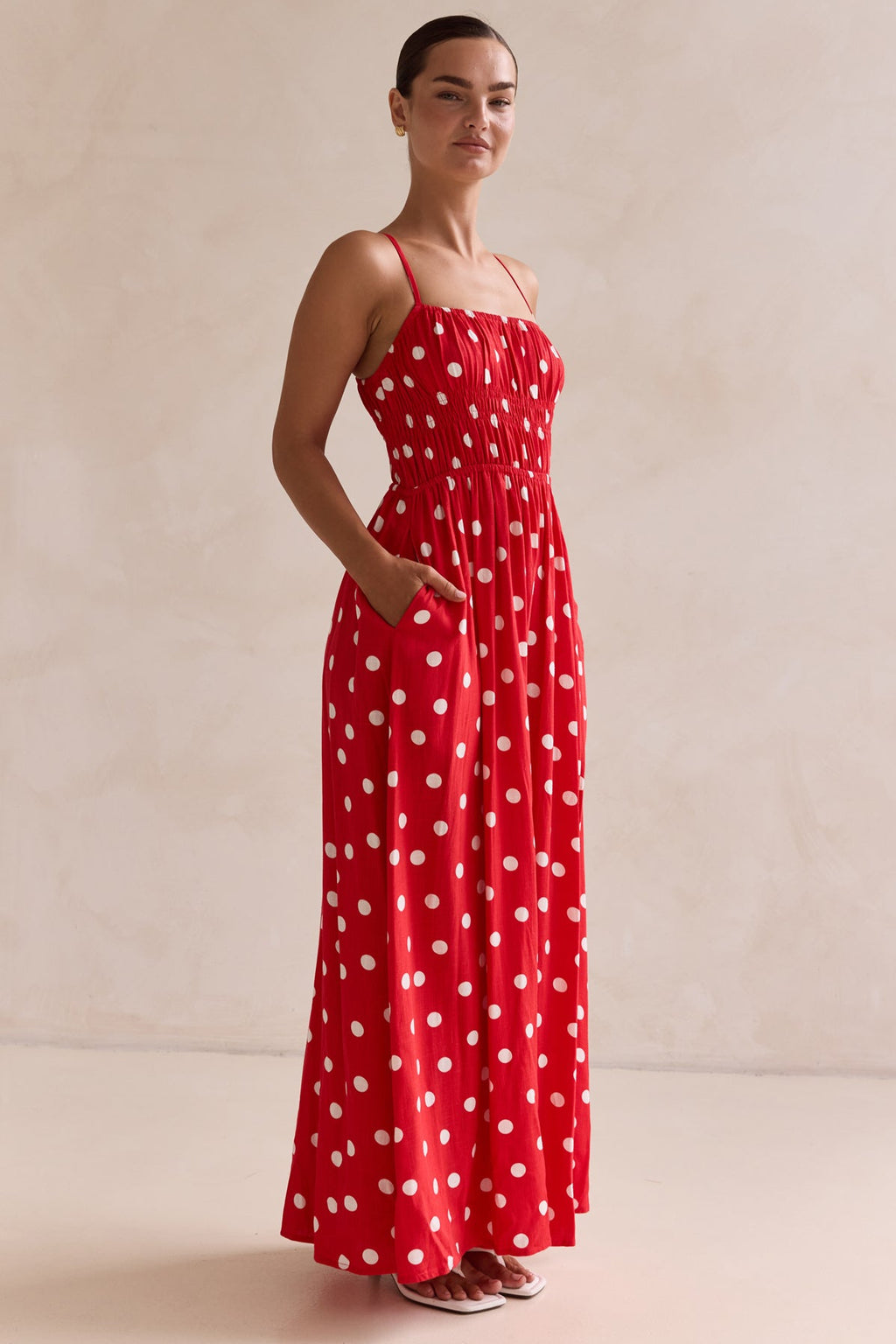 Clarissa Maxi Dress (Red)